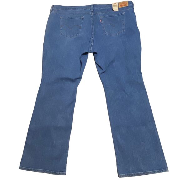 NWT Levi's Classic Bootcut Mid Rise Jeans Blue Denim Med Wash Plus Size 24W - Picture 2 of 16